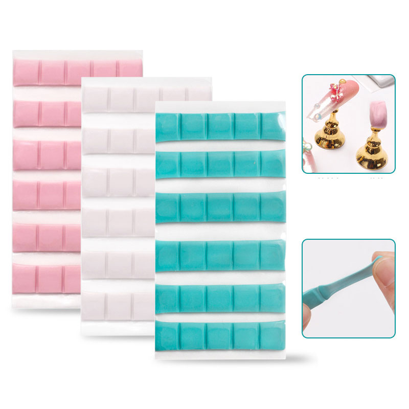 Nail Art Sch - 1 Packung Nagelkleber Kleber Ton Stick