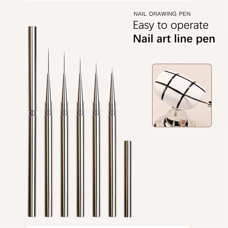 Nail Art Sch - 1Pcs Nail art Pinsel Französisch Nagel