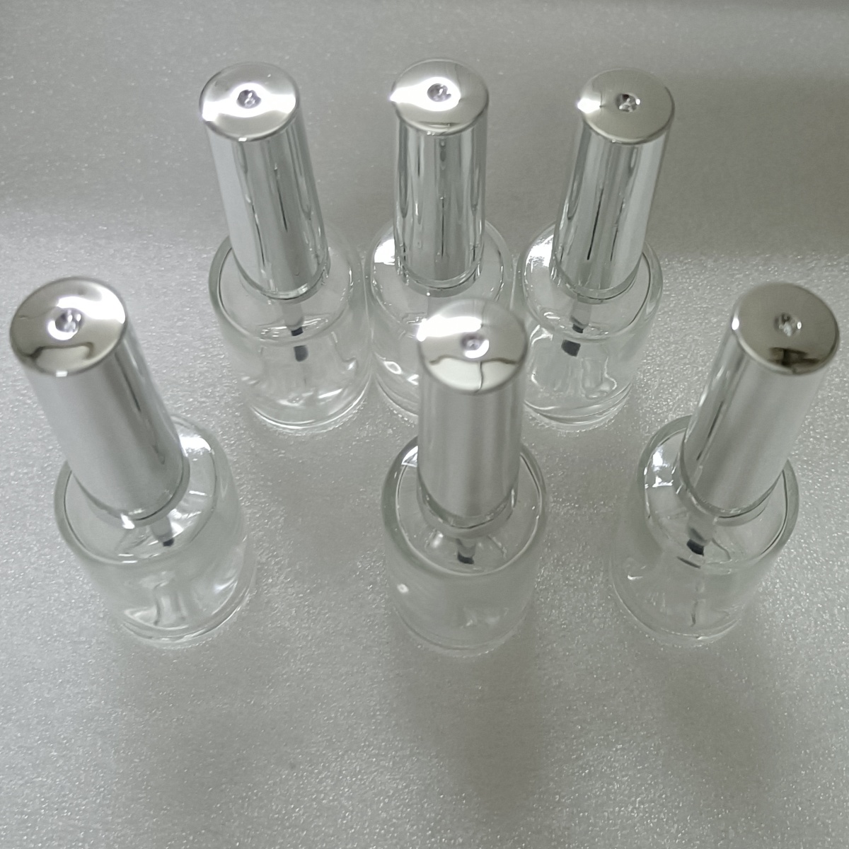 Nail Art Sch - 13ml 6 Stück Klare Glasflaschen für