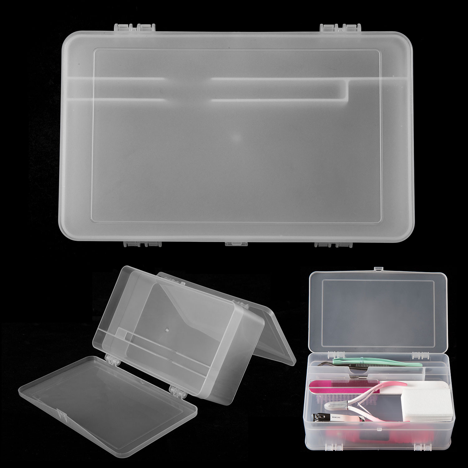 Dual-Open 2-Tier Super Kapazit – Nail Art Sch Bewertung und Preis