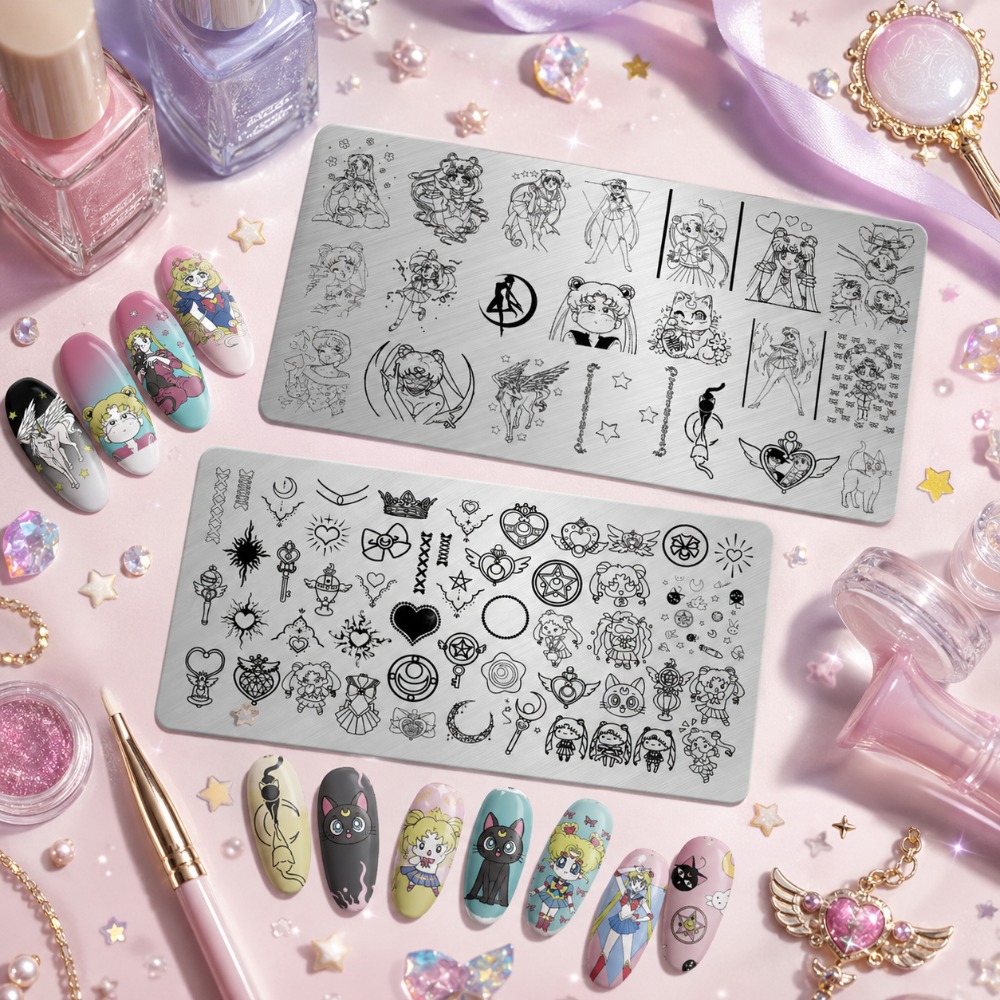 Sailor Moon Anime Nagelstempel – Nail Art Inspo Bewertung und Preis