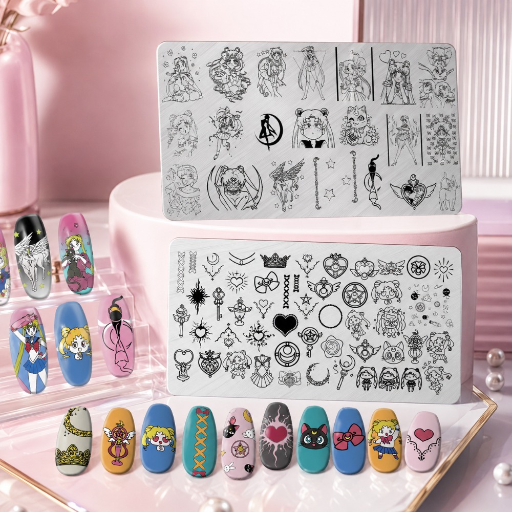 Sailor Moon Anime Nagelstempel – Nail Art Inspo Bewertung und Preis