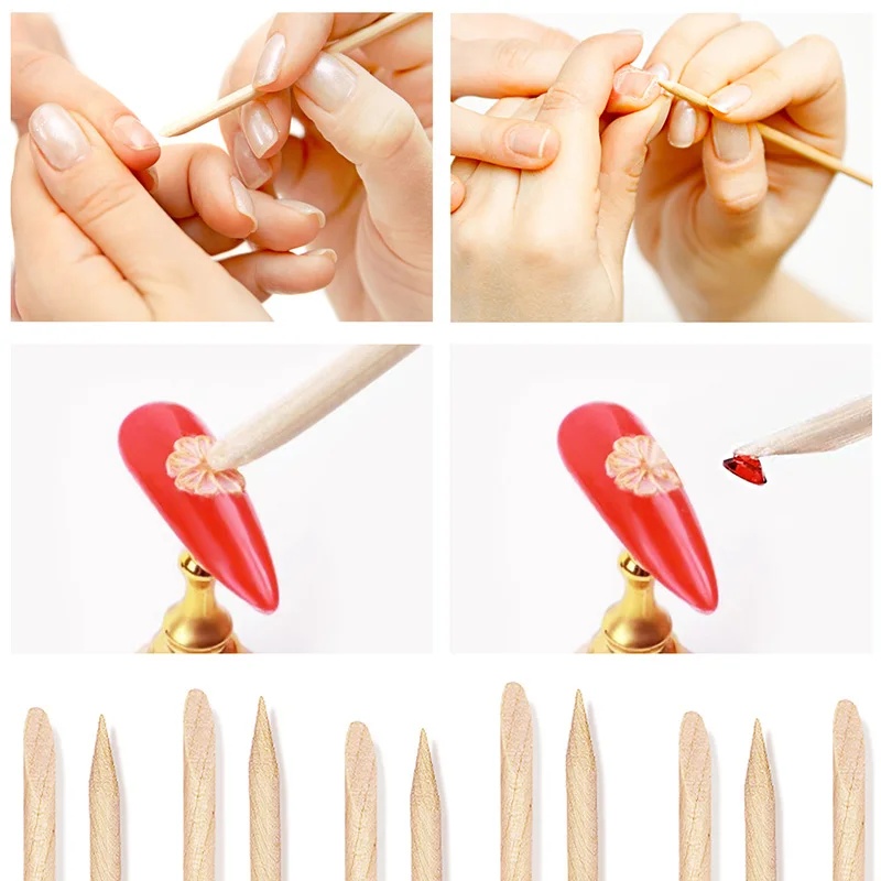 10-30 Stück Nagelhautschieber  – Nail Art Orange Bewertung und Preis