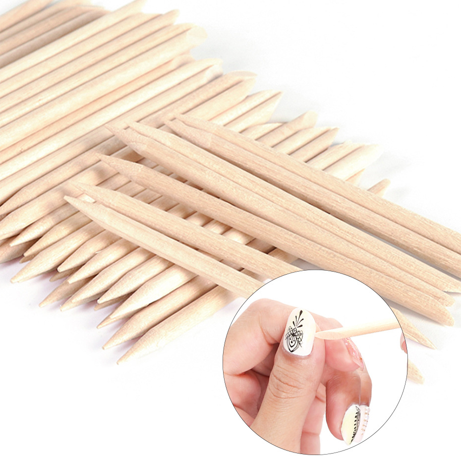 100 Stück Holz-Nagelhautschieb – Nail Art Orange Bewertung und Preis