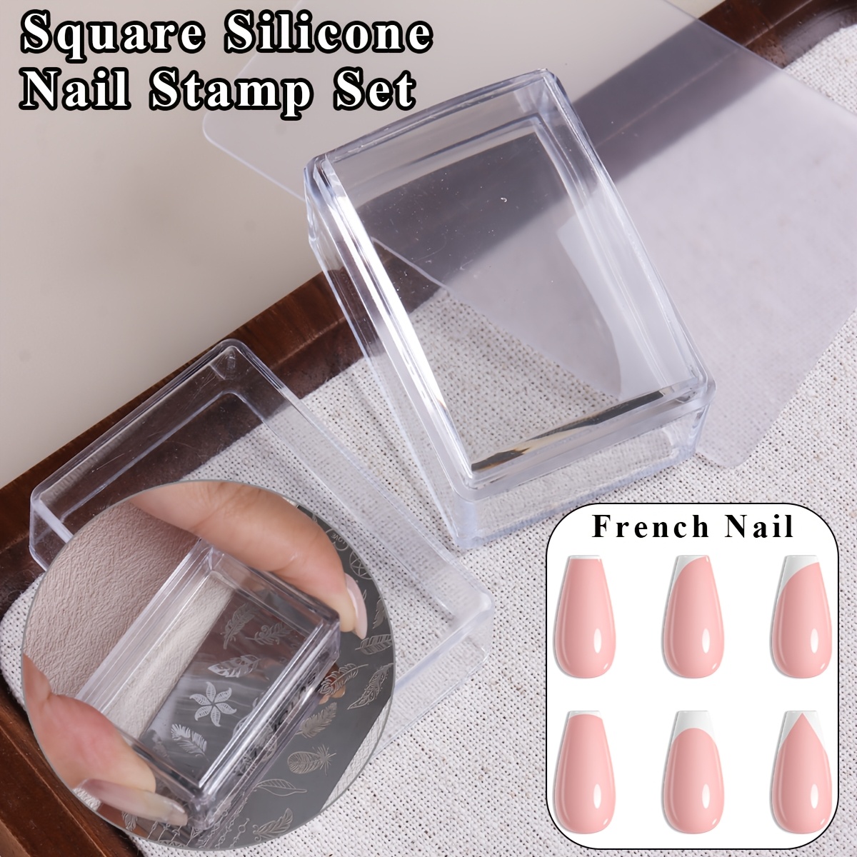 Quadratisches Transparentes Si – Nail Art Leopard Bewertung und Preis