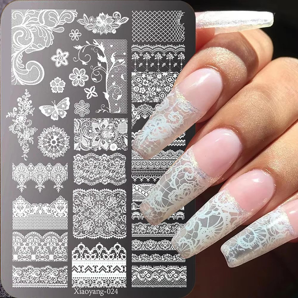 14,5*9,5 Spitzen-Metall-Nagelk – Nail Art Leopard Bewertung und Preis