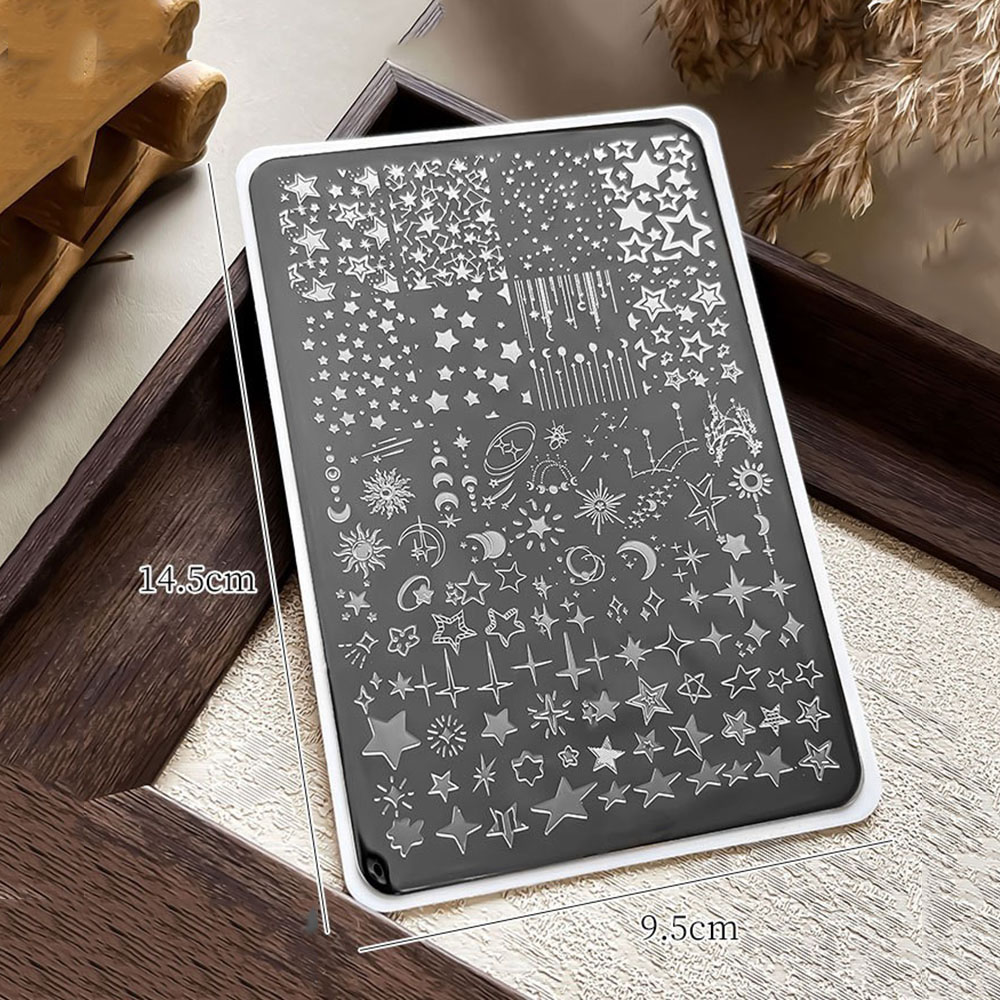 14,5*9,5 Spitzen-Metall-Nagelk – Nail Art Leopard Bewertung und Preis