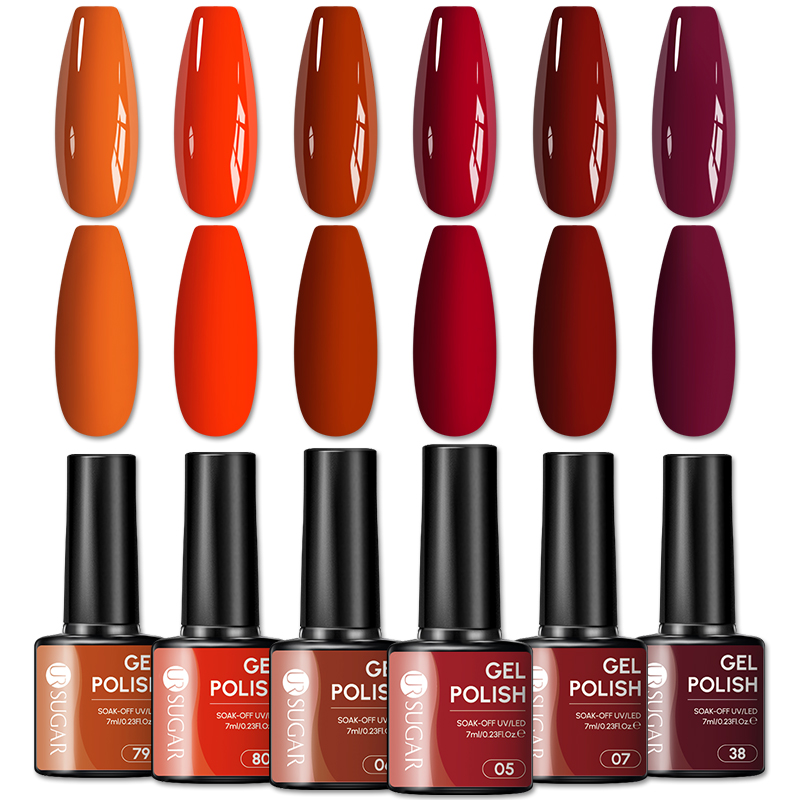 UR SUGAR 1/6 Stück Kürbis-Oran – Nail Art Orange Bewertung und Preis
