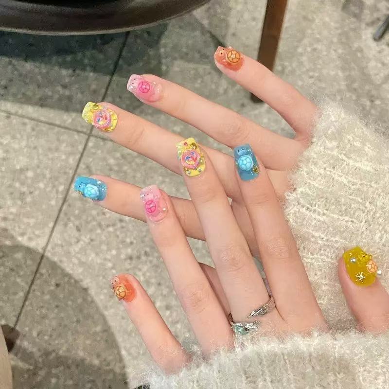 100 Mini Bunte Schildkröten-Ha – Nail Art Quirky Bewertung und Preis
