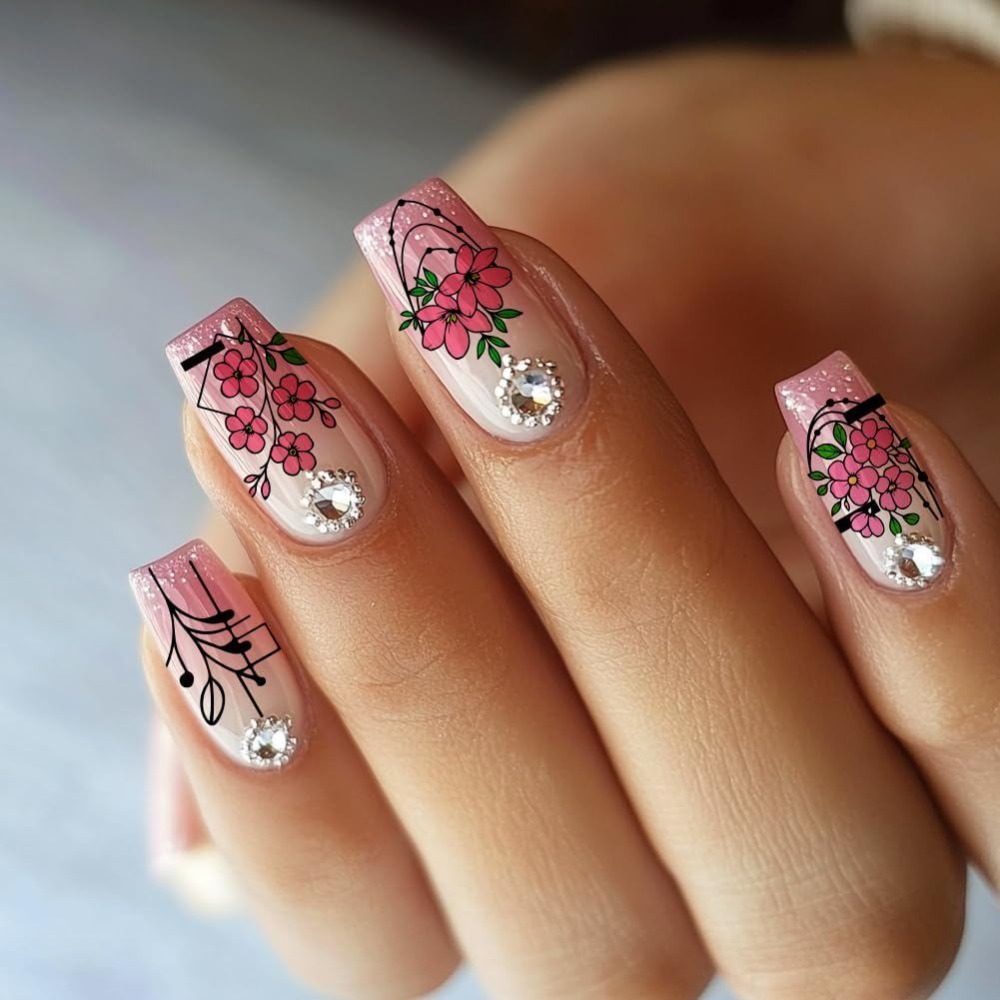 3 Stück Blumen-Nagelstempelpla – Nail Art Inspo Bewertung und Preis