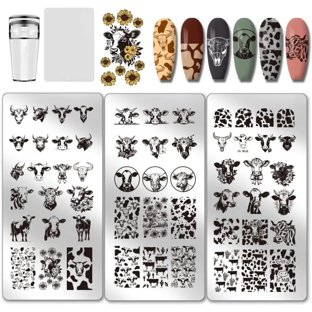 3 Stück Nagelstempelplatten mi – Nail Art Inspo Bewertung und Preis