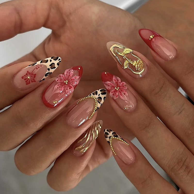 24 Stück Leopardenmuster Franz – Nail Art Leopard Bewertung und Preis