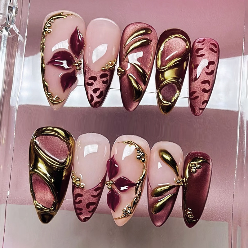 24 Stück Leopardenmuster Franz – Nail Art Leopard Bewertung und Preis