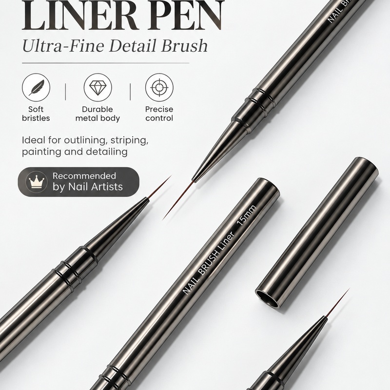 Ultrafeiner Nagelkonturenpinse – Nail Art Sch Bewertung und Preis