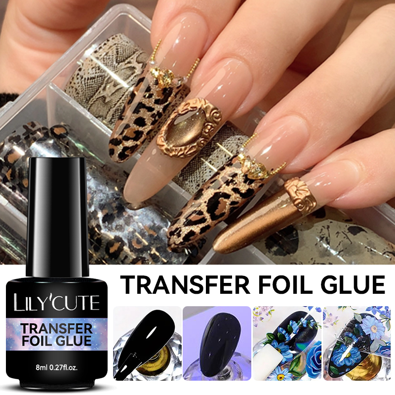 LILYCUTE 8ML Transferfolienkle – Nail Foil Transfer Bewertung und Preis
