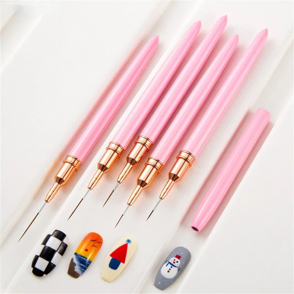 5-teiliges Nagelkunst-Pinselse – Nail Art Sch Bewertung und Preis