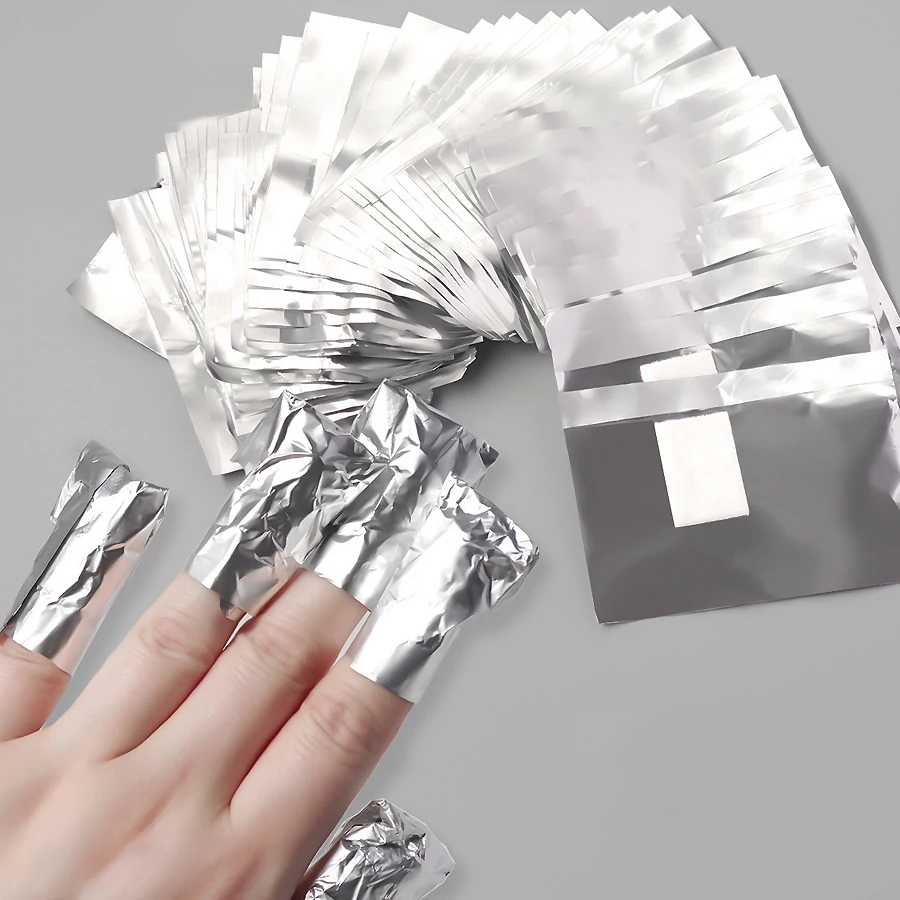 100 Stücke Tasche Aluminiumfol – Nail Foil Transfer Bewertung und Preis