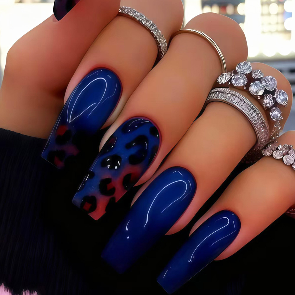 Mittlere künstliche Nägelspitz – Nail Art Leopard Bewertung und Preis