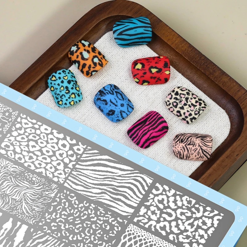Nagelstempelplatte mit Leopard – Nail Art Leopard Bewertung und Preis