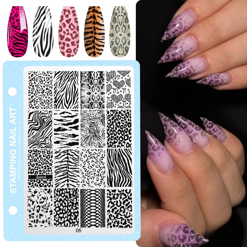 Nagelstempelplatte mit Leopard – Nail Art Leopard Bewertung und Preis