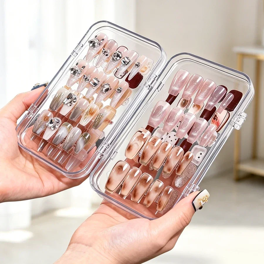 Transparente Faltbare Aufbewah – Nail Art Sch Bewertung und Preis
