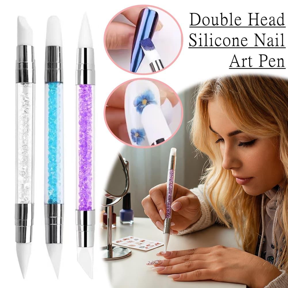 Nail-Art-Doppelkopf-Silikonsti – Nail Art Sch Bewertung und Preis