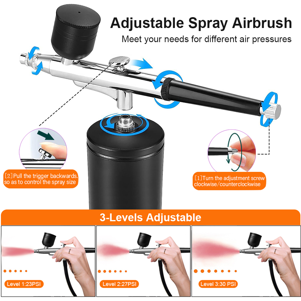 Airbrush-Nagel mit Kompressor, – Nail Art Sch Bewertung und Preis